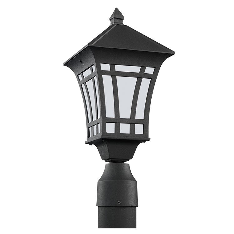 Herrington Single-Light Outdoor Post Lantern - Frankwebs
