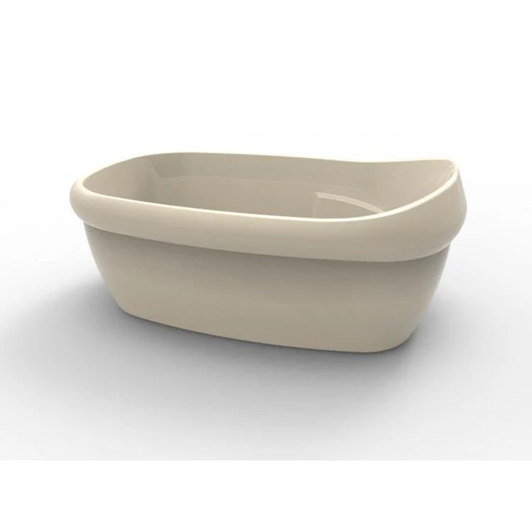 Whirlpool Tub Designer Collection Jacqueline 66 x 40 x 24 Inch Freestanding Bone - Frankwebs