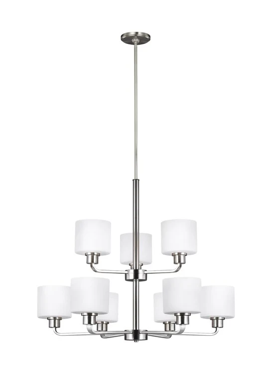 Canfield Nine-Light Two-Tier Chandelier - Frankwebs