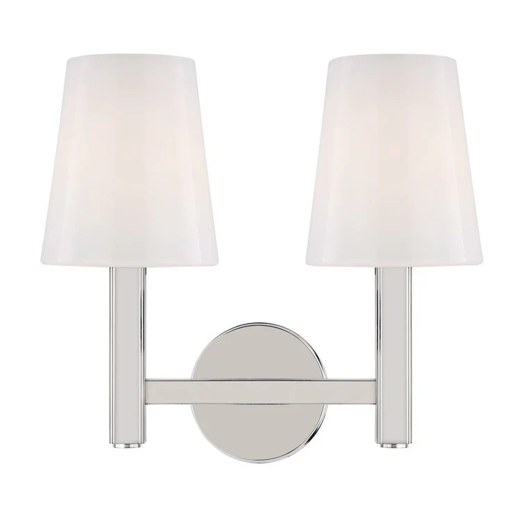 Logan Two-Light Bathroom Vanity Fixture by Thomas O'Brien - Frankwebs