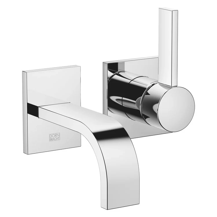 Lavatory Faucet MEM Wall Mount Mixer 1 Lever ADA Chrome 1.2 Gallons per Minute Less Drain 2 Hole - Frankwebs