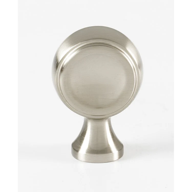 Knob Royale Round Satin Nickel Brass 7/8 Inch 1-1/8 Inch 1/2 Inch - Frankwebs