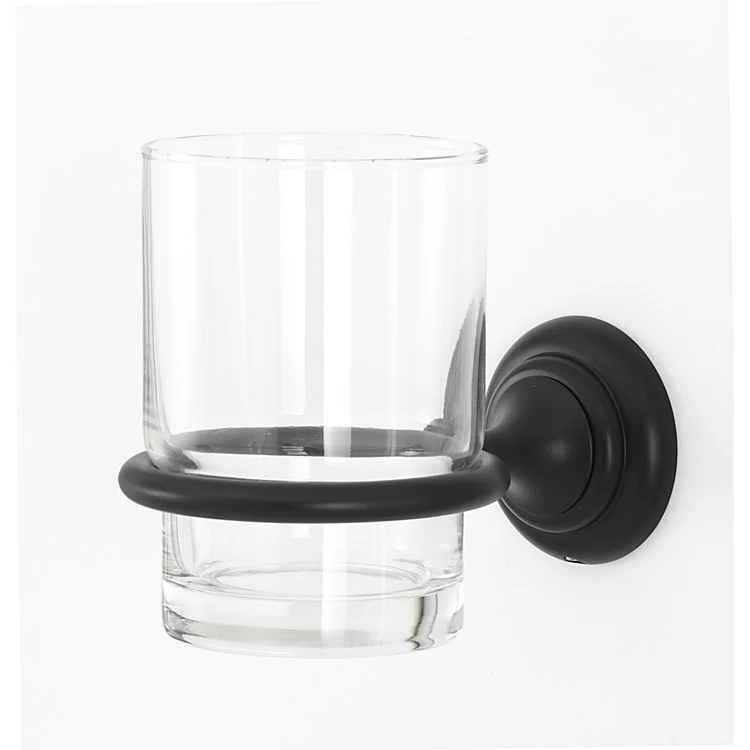 Tumbler Holder Charlie's Bath Barcelona Includes Tumbler Wall Mount Brass/Glass 4-1/2 x 2 Inch - Frankwebs