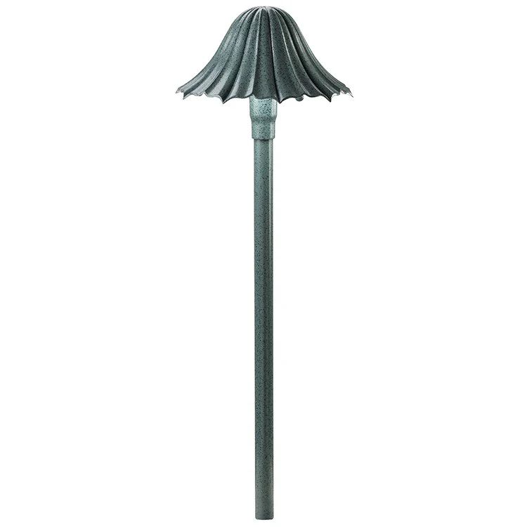 Single-Tier Leaf Single-Light 12-Volt Path Light - Frankwebs