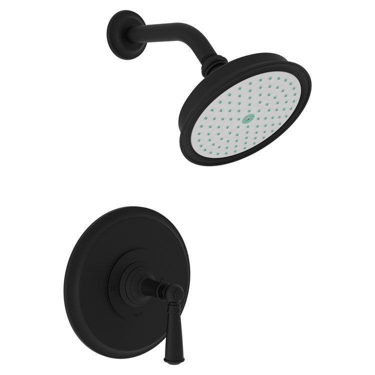 Aylesbury Pressure Balance Shower Trim with Lever Handle - Polished Brass Uncoated - Frankwebs