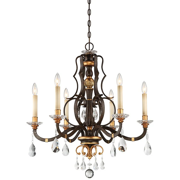 Chateau Nobles Six-Light Chandelier - Frankwebs