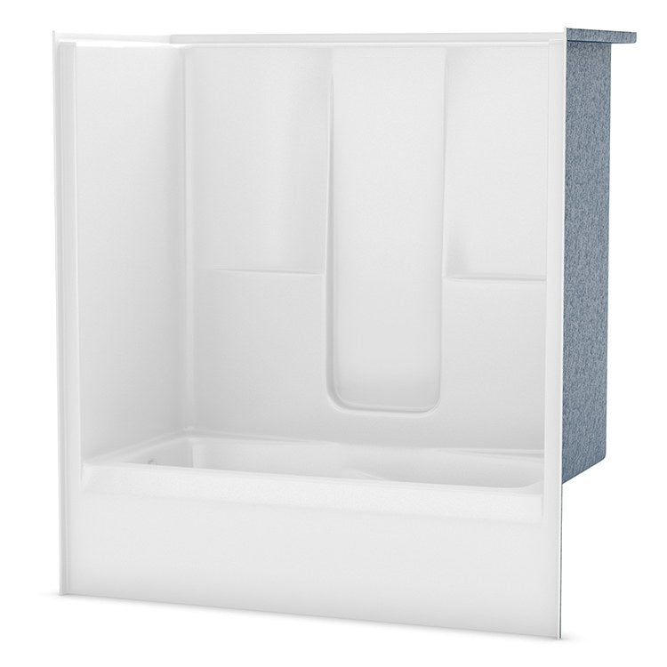 Tub and Shower Module 72 x 36 x 77 Inch AcrylX Left Hand White - Frankwebs
