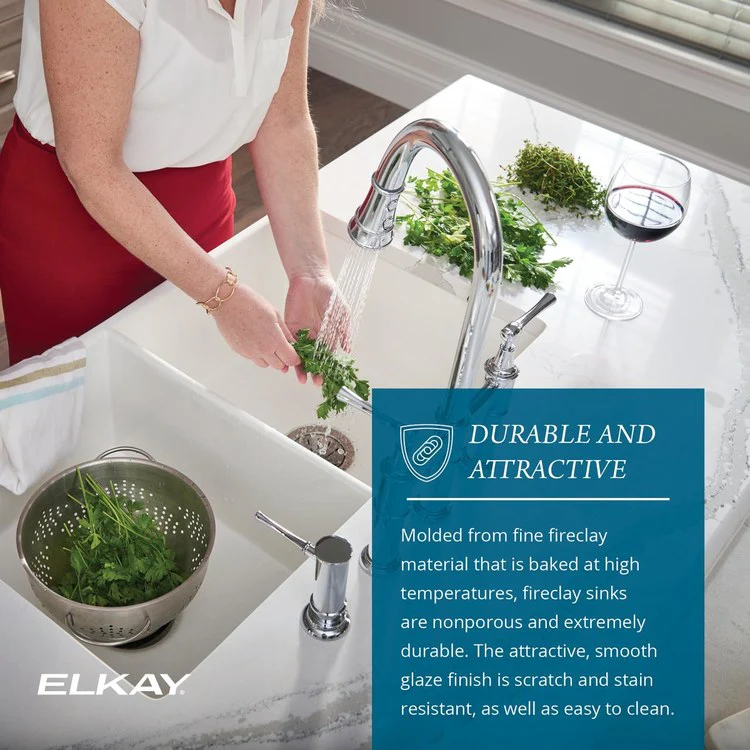 Sink Kit Fireclay Aqua Divide 33 x 20 Inch Double Bowl White One LKCB1217HW Cutting Board One LKBG1115SS Bottom Grid One LKBG1715SS Bottom Grid Two LK99FC Drains LKCLKIT Cleaning Kit - Frankwebs