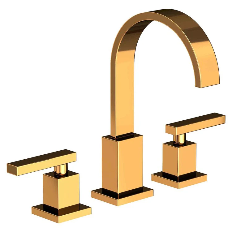 Secant Two Handle Widespread Bathroom Faucet with Drain - Frankwebs