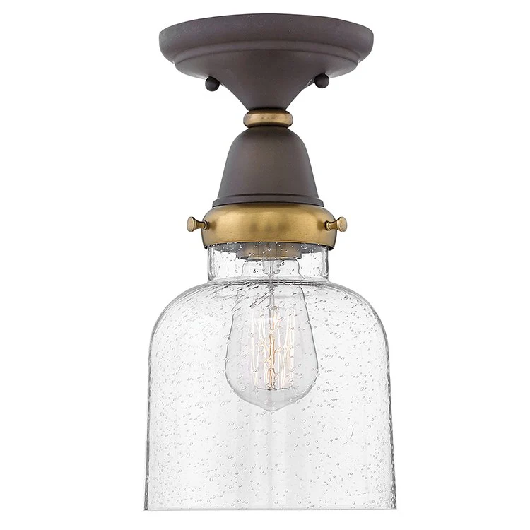 Academy Single-Light Flush Mount Ceiling Light - Frankwebs