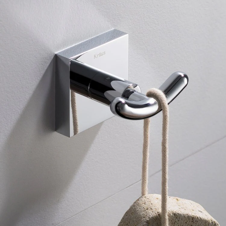 Ventus Bathroom Double Robe and Towel Hook - Frankwebs