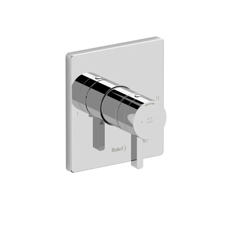 Thermostatic and Pressure Balance Valve Trim Paradox No Share 2 Function 1 Lever Chrome 1/2 Inch ADA 6.3 Gallons per Minute for R23/R23-SPEX/or R23-EX Rough - Frankwebs