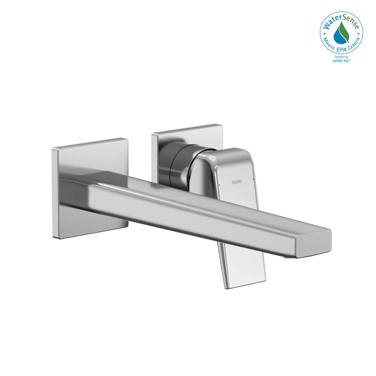 Lavatory Faucet GB Wall Mount Long 1 Lever ADA CALGreen/WaterSense Polished Chrome 1.2 Gallons per Minute - Frankwebs