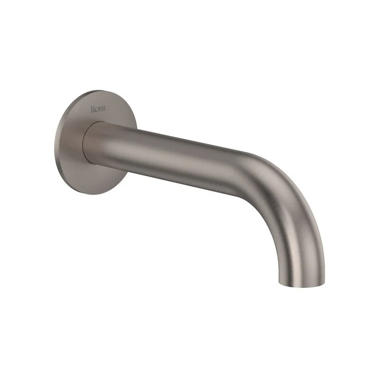 Tub Spout Eclissi Satin Nickel 8-5/8 Inch 6.0 Gallons per Minute Brass - Frankwebs
