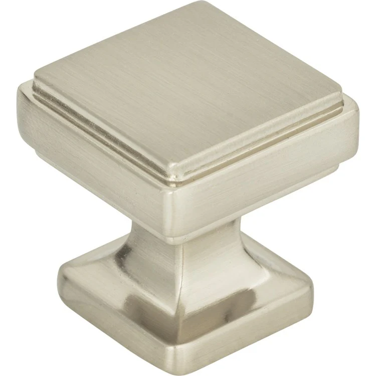 Knob Atlas Kate Brushed Nickel Zinc Alloy 1-1/8 Inch - Frankwebs