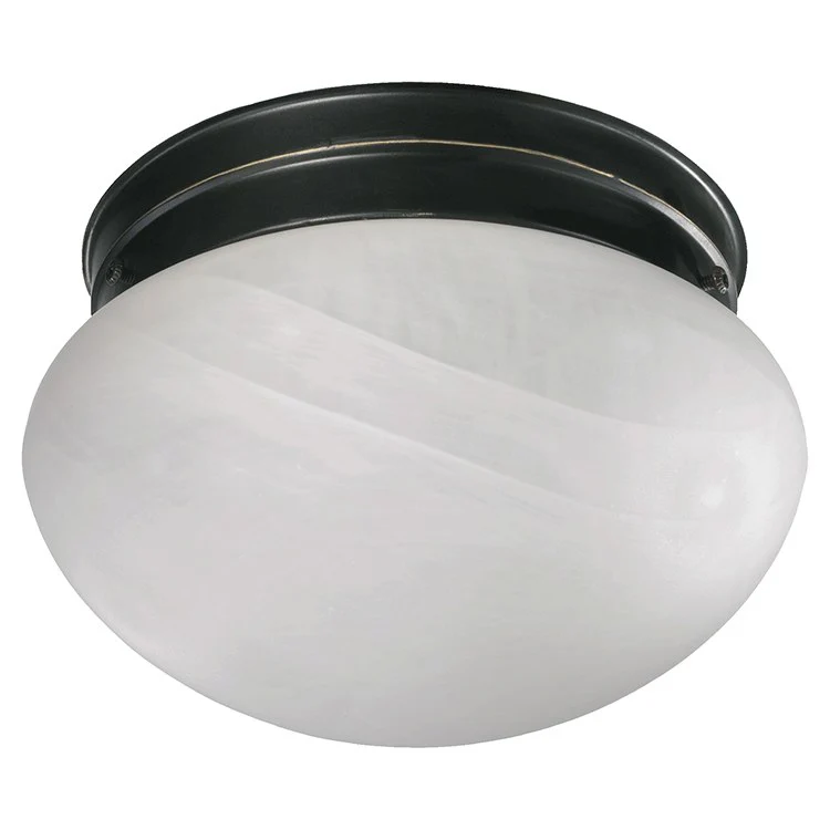 Signature Two-Light Large Mushroom Flush Mount Ceiling Fixture - Frankwebs