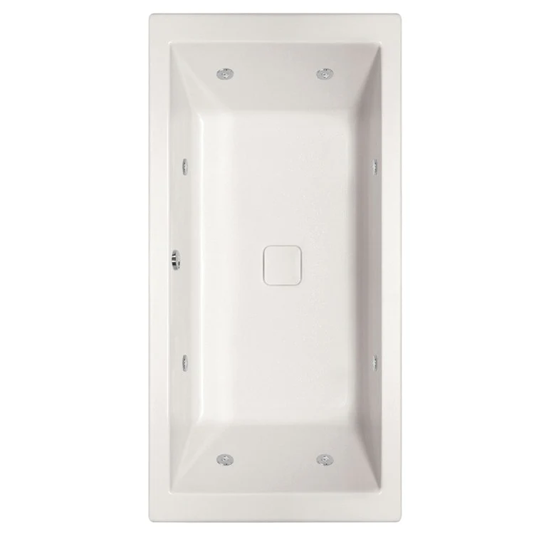 Whirlpool Tub Designer Collection Versailles 72 x 36 x 20 Inch Drop-In Center Drain White Rectangle - Frankwebs