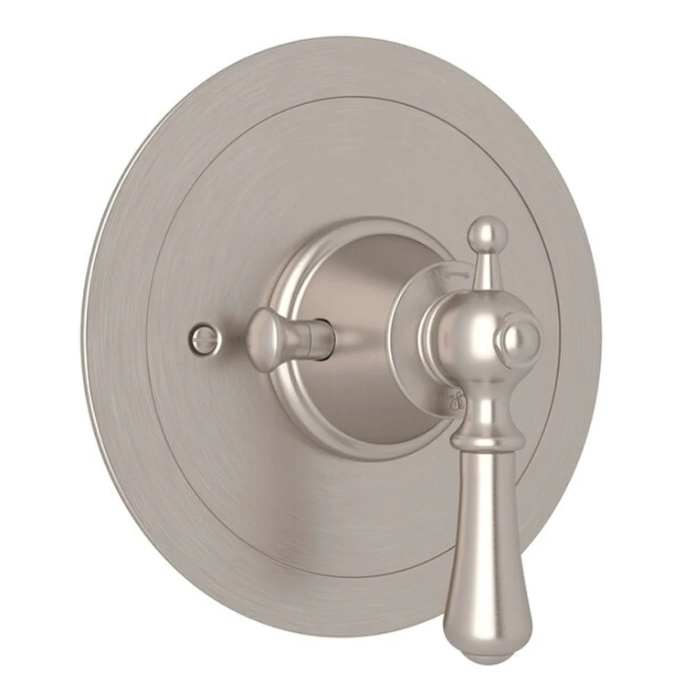 Thermostatic Trim Georgian Era 3/4 Inch without Volume Control Round 1 Lever English Gold Brass - Frankwebs