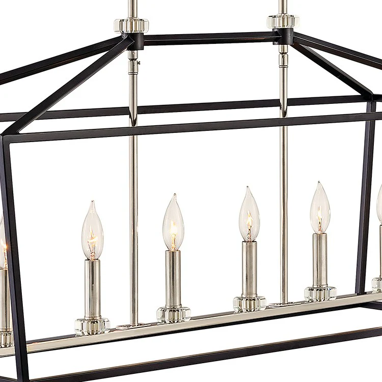 Stinson Six-Light Linear Chandelier - Frankwebs