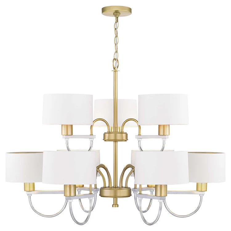 Rigsby Nine-Light Two-Tier Chandelier - Frankwebs