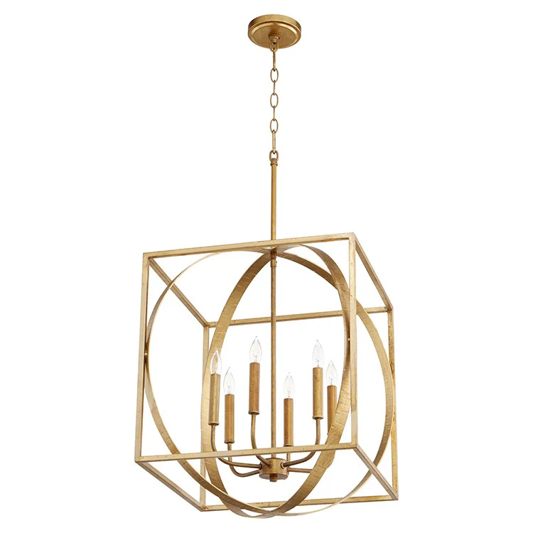 Signature Six-Light Cube/Sphere Pendant - Frankwebs