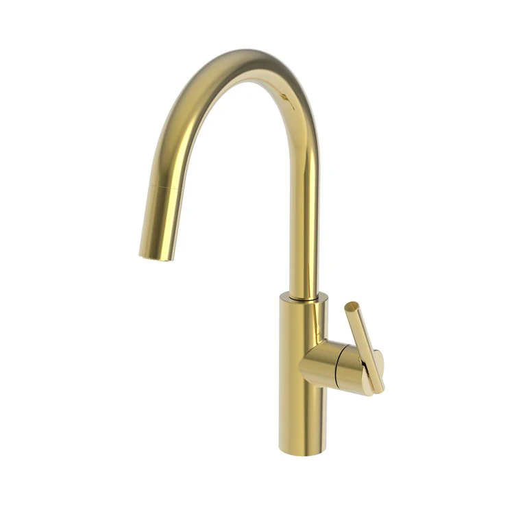 Kitchen Faucet East Linear 1 Lever ADA English Bronze Pull Down Spout Height 9-3/5 Inch 1.8 Gallons per Minute - Frankwebs