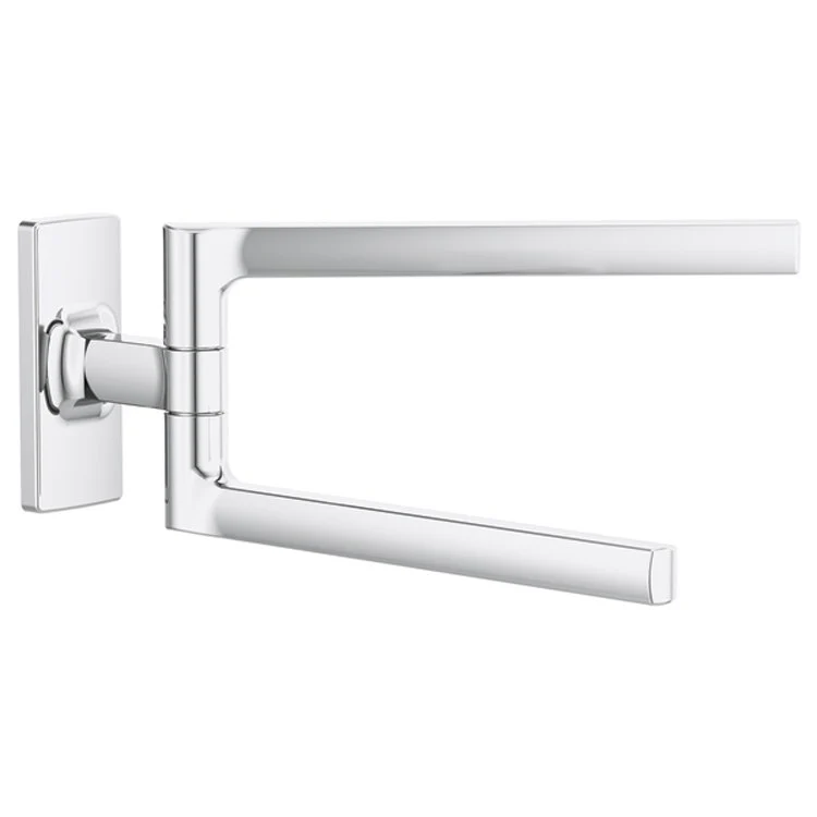 Towel Bar Kintsu 8 Inch Mini Pivoting Brilliance Luxe Nickel Metal 3-11/16 Inch - Frankwebs
