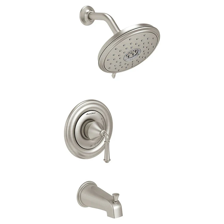 Portsmouth Pressure Balance Tub/Shower Valve Trim with Cartridge and Water-Saving Shower Head - Frankwebs