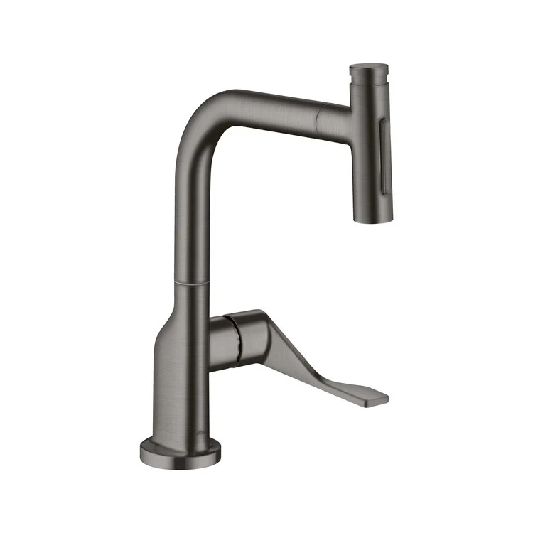 Kitchen Faucet Citterio Select On/Off Push Button sBox 1 Lever ADA Polished Nickel 150 Degree Swivel 1 Hole Brass 1.75 Gallons per Minute - Frankwebs