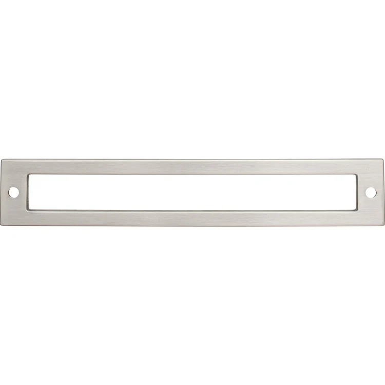 Pull Backplate Lynwood Hollin Rectangle Brushed Satin Nickel 6-5/16 Inch 2 Hole Zinc Alloy - Frankwebs