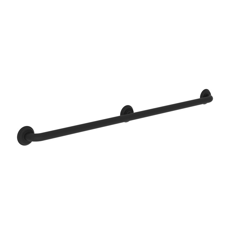 Grab Bar Aylesbury 42 Inch 3 Post Round Plate Venetian Bronze ADA Wall Mount Brass - Frankwebs