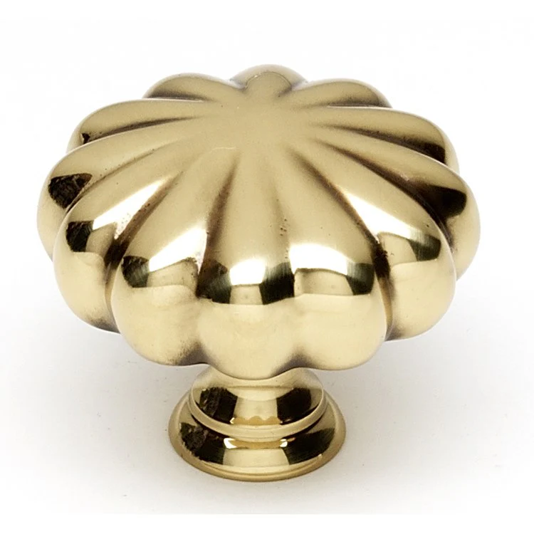 Knob II Collection Round Satin Nickel Brass 1-1/2 Inch 1-1/4 Inch 9/16 Inch - Frankwebs