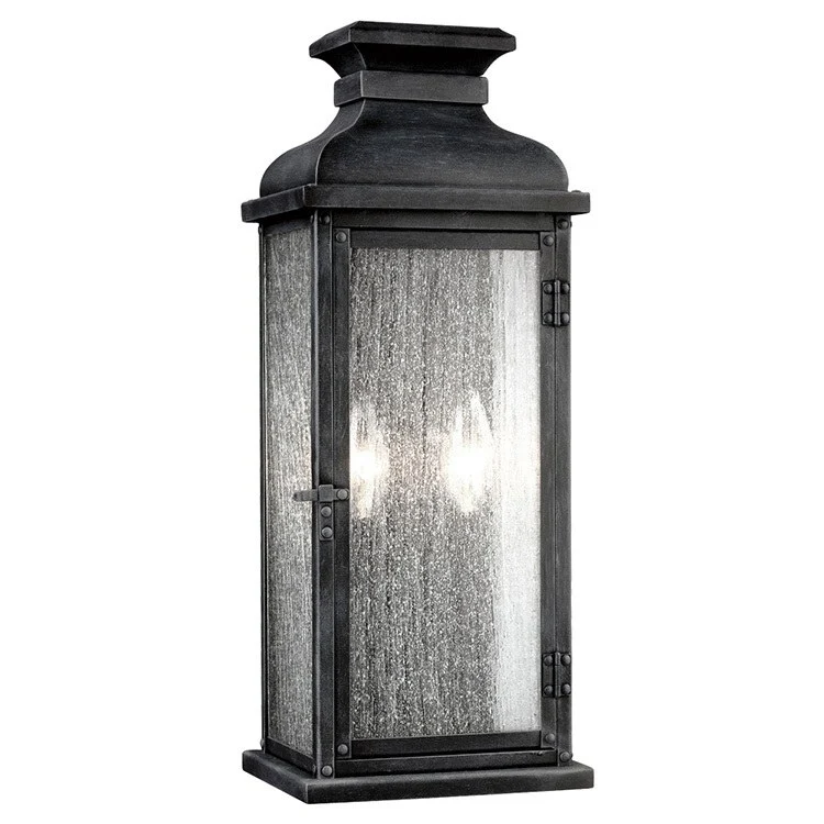 Pediment Two-Light Outdoor Wall Lantern - Frankwebs