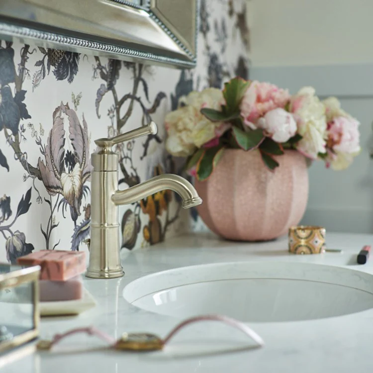 Belfield Single Handle High-Arc Bathroom Faucet with Drain - Frankwebs