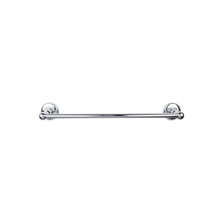 Towel Bar Edwardian Bath 18 Inch Single Plain Backplate German Bronze Zinc Alloy 3-3/8 Inch for Bath Hardware - Frankwebs