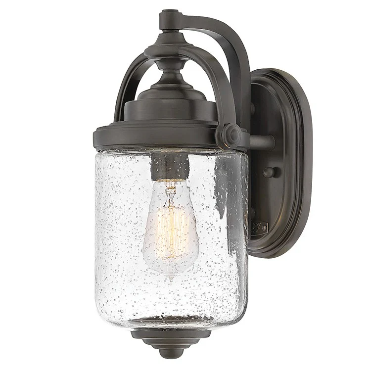 Willoughby Single-Light Small Outdoor Wall-Mount Lantern - Frankwebs