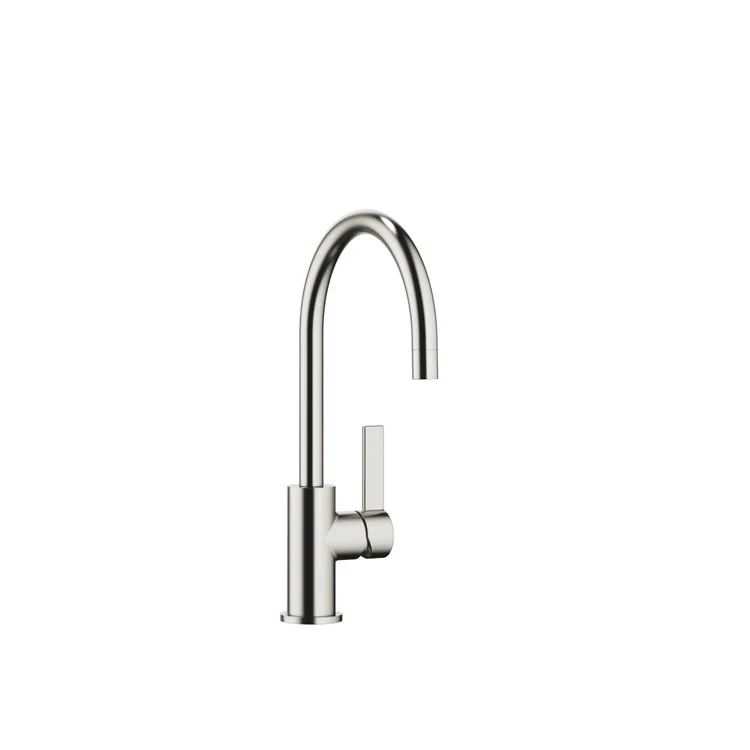 Kitchen Faucet TARA ULTRA Bar Tap Deck Mount 1 Lever ADA Brushed Platinum Swivel 360DEG 1 Hole 1.5 Gallons per Minute - Frankwebs