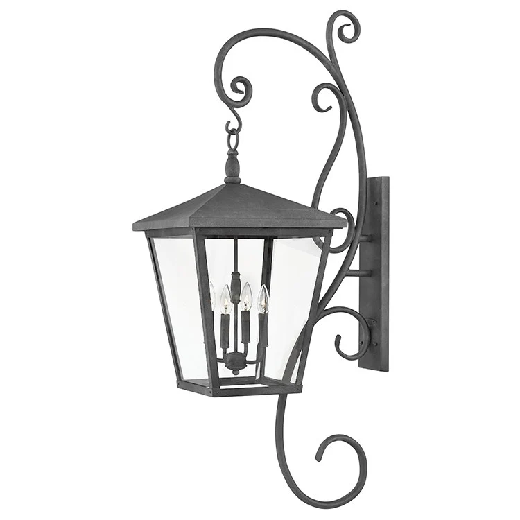 Trellis Four-Light LED Extra-Large Wall-Mount Lantern - Frankwebs