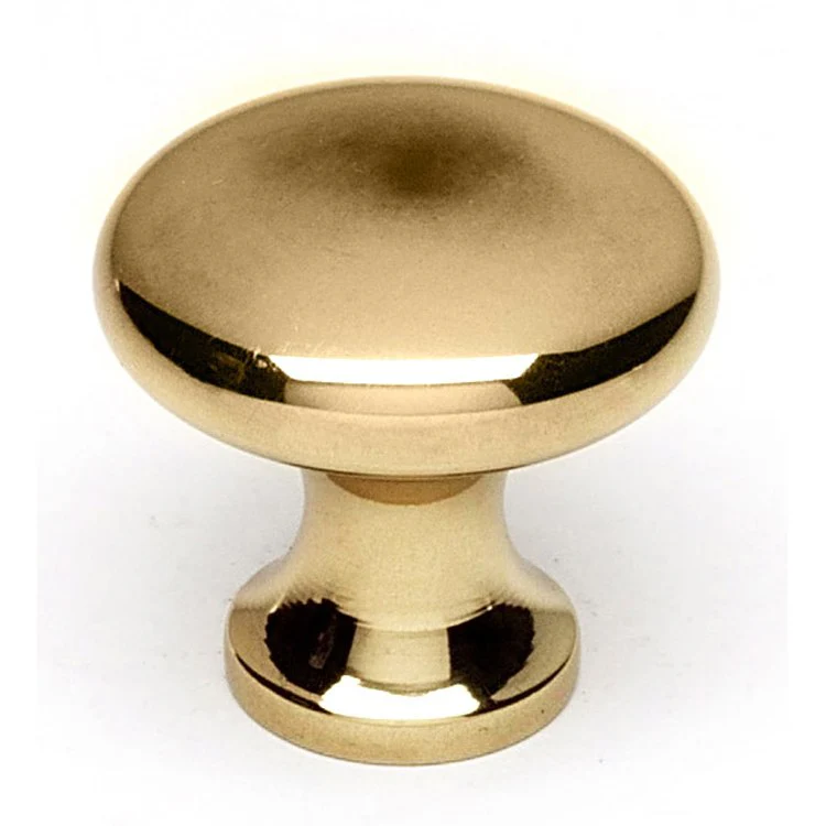 Knob I Collection Round Satin Nickel Brass 1 Inch 1 Inch 9/16 Inch - Frankwebs