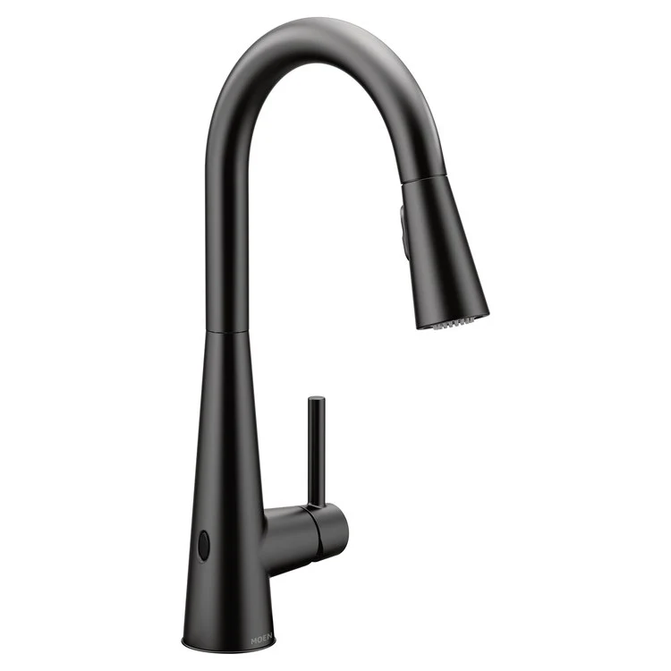 Sleek MotionSense Wave Single Handle High-Arc Pull-Down Kitchen Faucet - Frankwebs