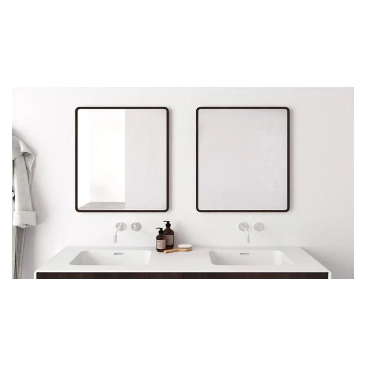 Mirror 24 Inch Deco White Laquer - Frankwebs