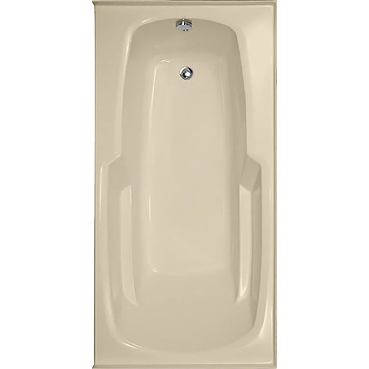 Soaking Tub Designer Collection Entre 60 x 32 Inch Drop-In Tub Only Left Hand Almond Gelcoat - Frankwebs