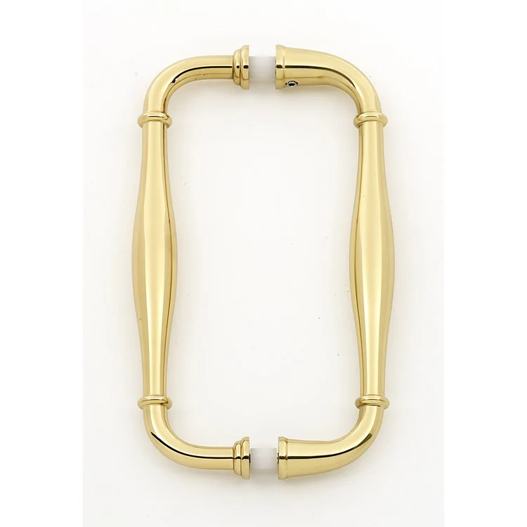 Pull Charlie's Back to Back Satin Brass 6 Inch 6-5/8 Inch 1-1/2 Inch - Frankwebs