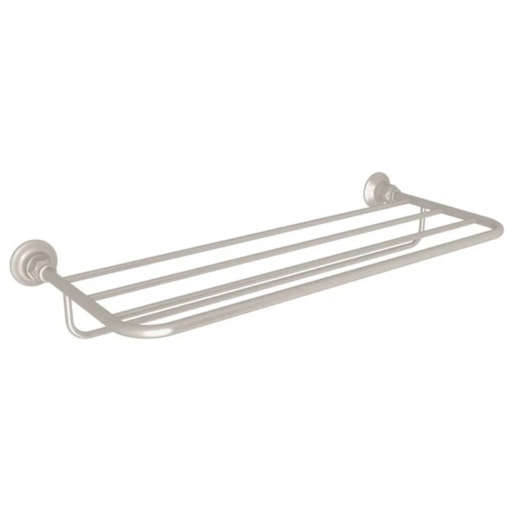 Towel Shelf Wall Mount Tuscan Brass 23-1/2 Inch Metal - Frankwebs