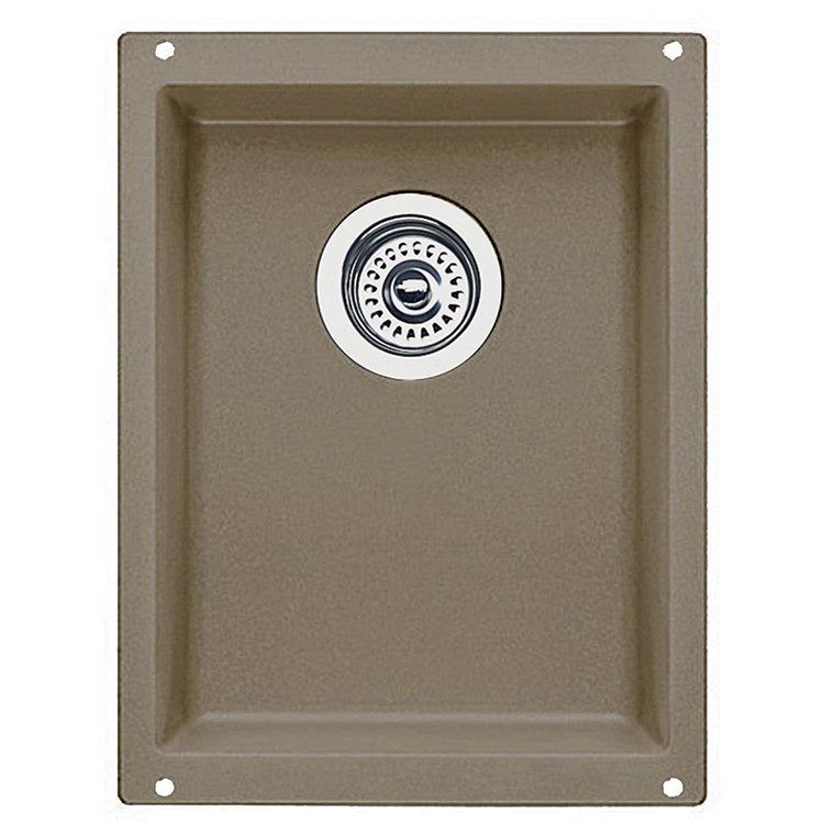 Bar Sink Precis 14 x 18 Inch 1 Bowl Coal Black Undermount - Frankwebs