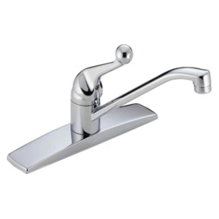 Classic Single Handle Kitchen Faucet with Escutcheon - Frankwebs