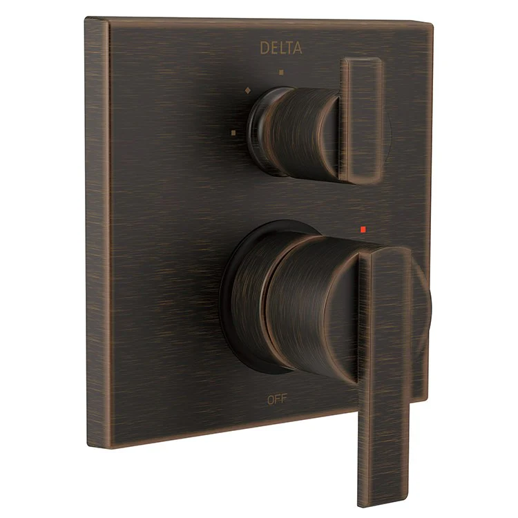 Angular Modern Monitor 14 Series Pressure Balance Valve Trim with Three-Function Diverter - Frankwebs