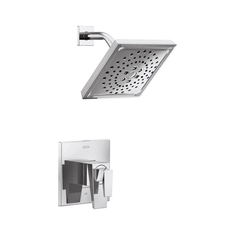 Shower Trim Trillian 17 1 Lever Lumicoat Stainless ADA 1.75 Gallons per Minute 3 Function - Frankwebs