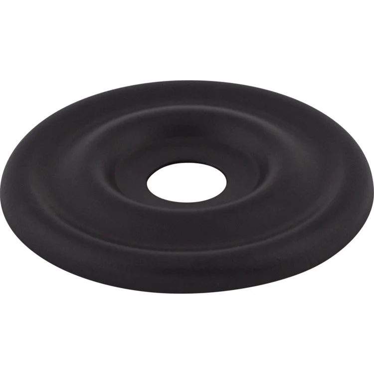Backplate Devon Flat Black Brixton Circle 1-3/8 Inch Zinc Alloy for Decorative Hardware - Frankwebs