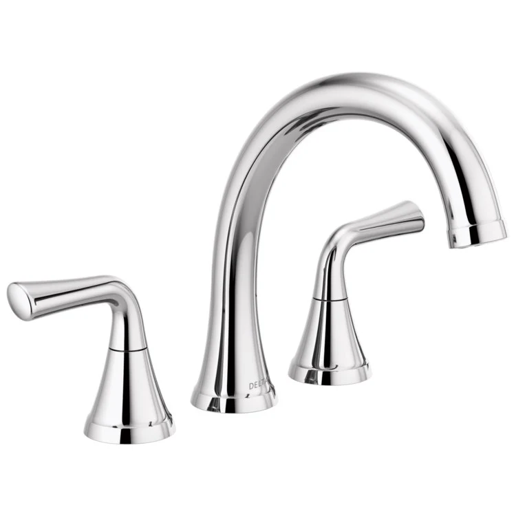 Roman Tub Trim Kayra 2 Lever Brilliance Stainless ADA 8-16 Inch Spread - Frankwebs
